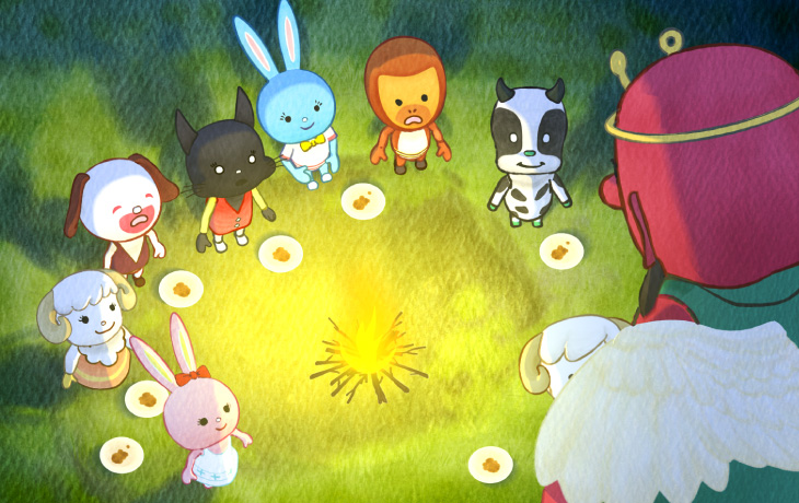 マルタと紙芝居